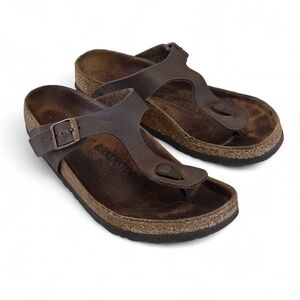 Birkenstock Brown Gizeh Sandals Size 37 6.5